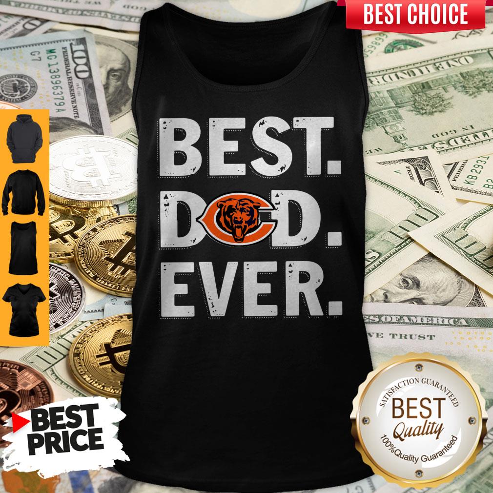 Chicago Bears Best Dad Ever Happy Father’S Day Shirt - Image 2