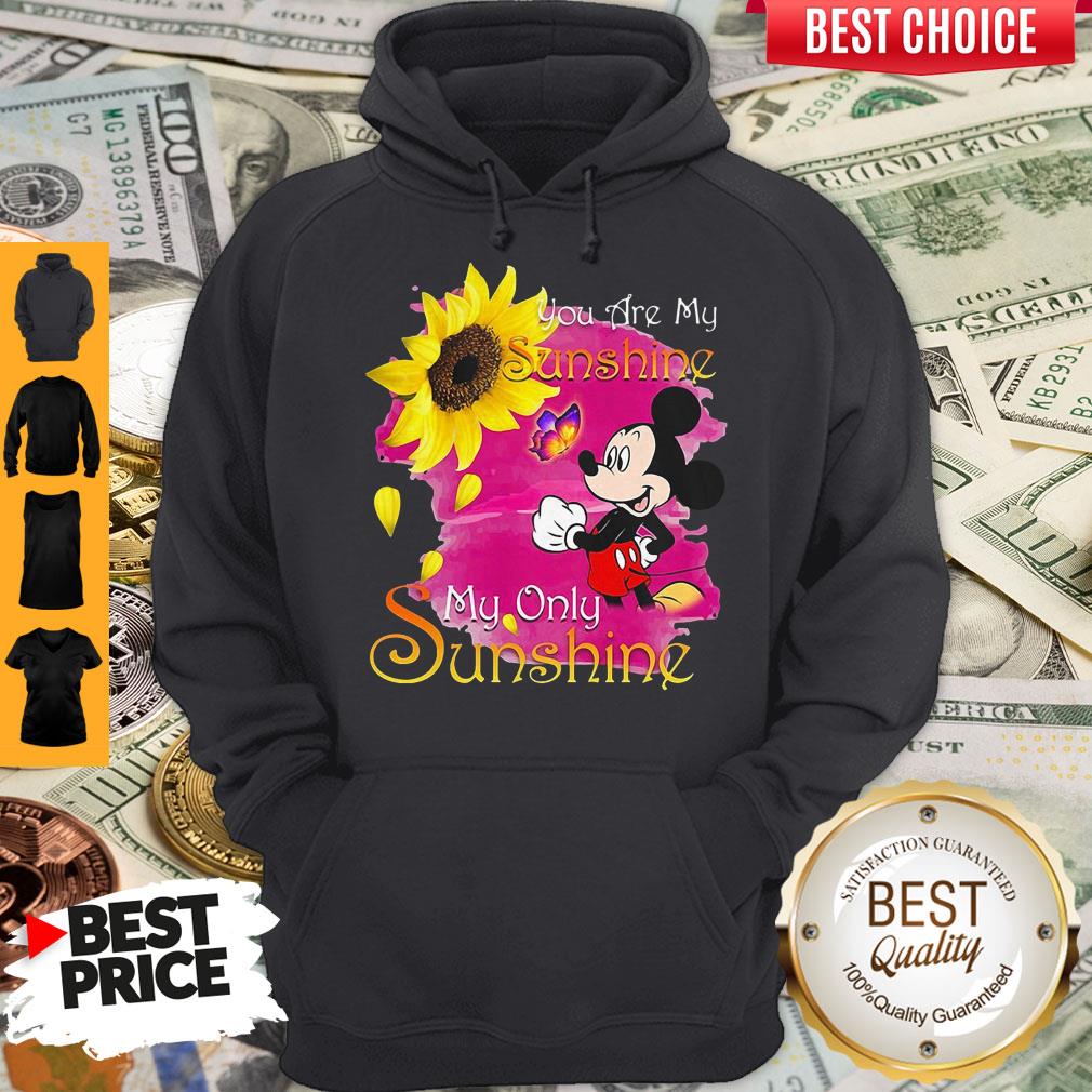 Mickey Mouse Butterfly Sunflower You Are My Sunshine My Only Sunshine Shirt - Image 2