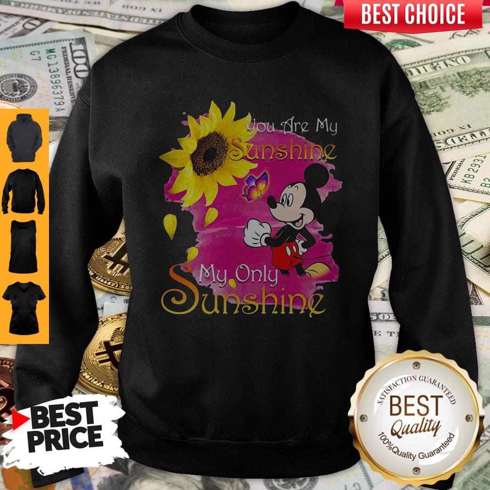 Mickey Mouse Butterfly Sunflower You Are My Sunshine My Only Sunshine Shirt - Image 4