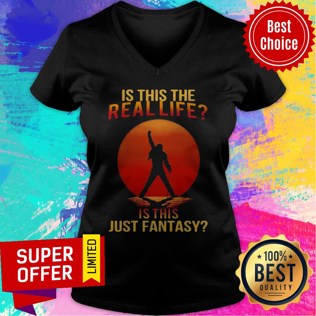 Nice Freddie Mercury Is This The Real Life Is This Just Fantasy Shirt - Image 4