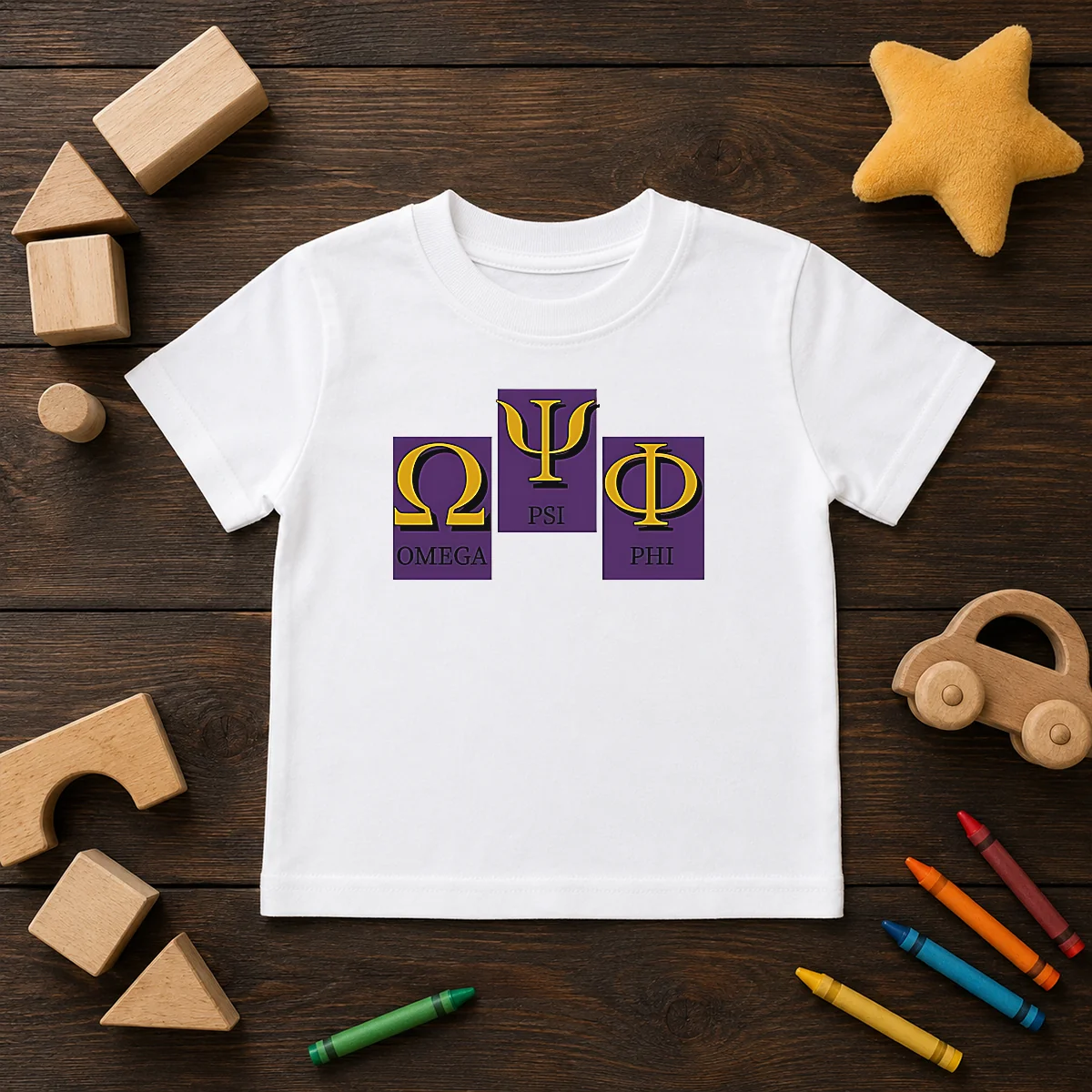 Official Omega PSI PHI Logo Shirt - Image 9