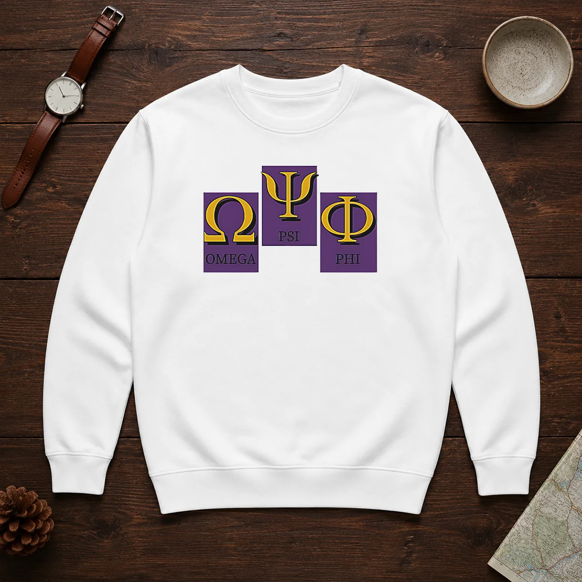 Official Omega PSI PHI Logo Shirt - Image 7
