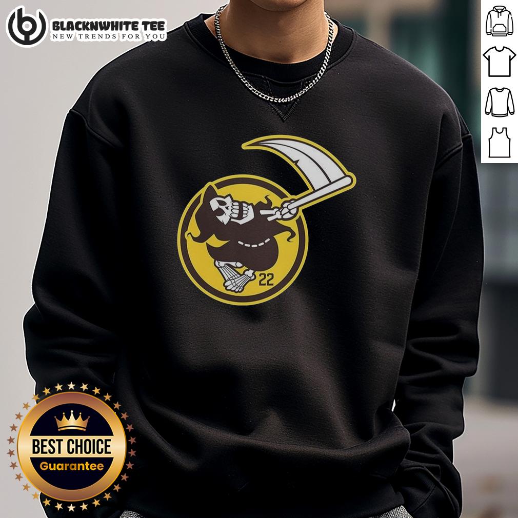 Awesome Mason Miller San Diego Padres MLB The Grim Reaper Number 22 T-Shirt - Image 5