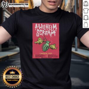 Top A Wilhelm Scream 2025 Canada Tour Poster T-Shirt