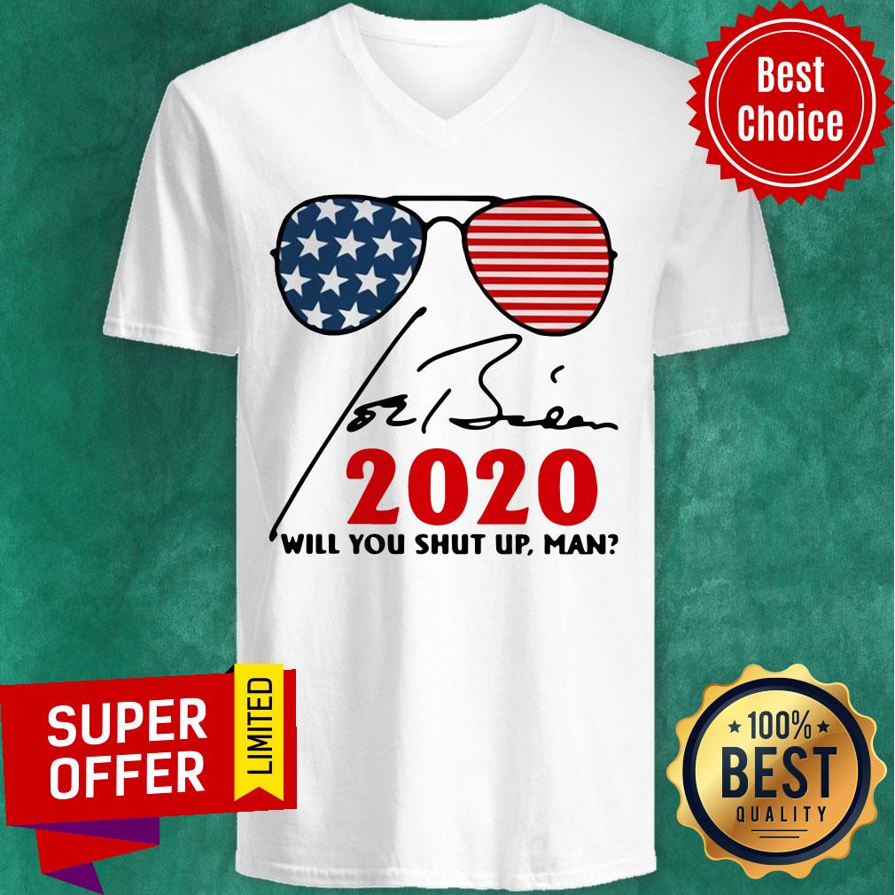 Premium Joe Biden 2020 Will You Shut Up Man Signature Shirt - Image 3