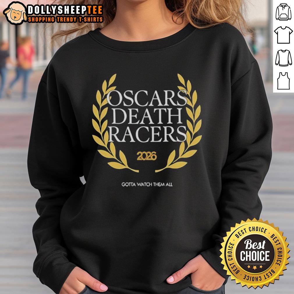 Awesome Oscars Death Racers 2026 Logo T-Shirt - Image 5