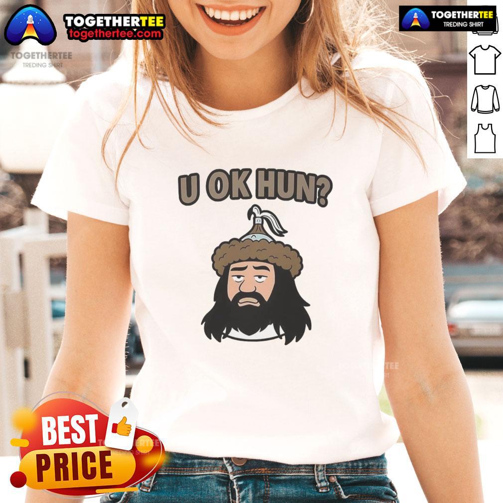 Awesome U Ok Hun Attila The Hun Face Cartoon T-Shirt - Image 3