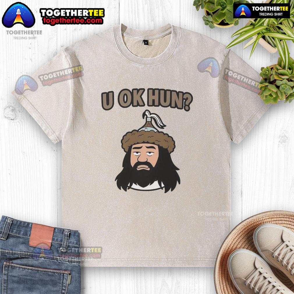 Awesome U Ok Hun Attila The Hun Face Cartoon T-Shirt - Image 6