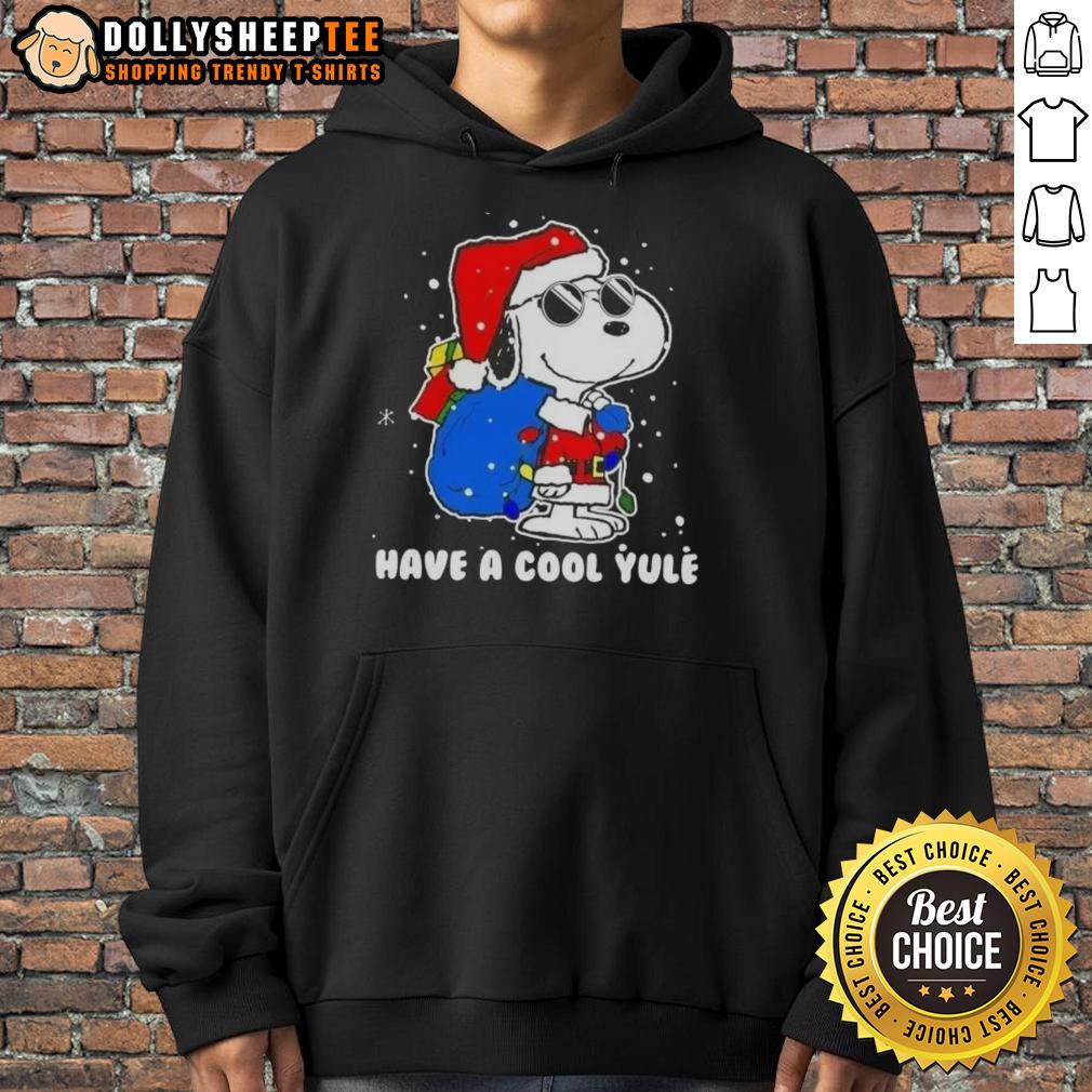 Good Snoopy Santa Hat Merry Christmas Have A Cool Yule T-Shirt - Image 2