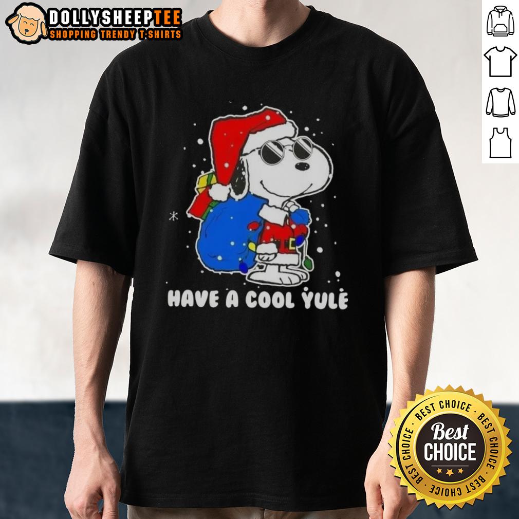 Good Snoopy Santa Hat Merry Christmas Have A Cool Yule T-Shirt