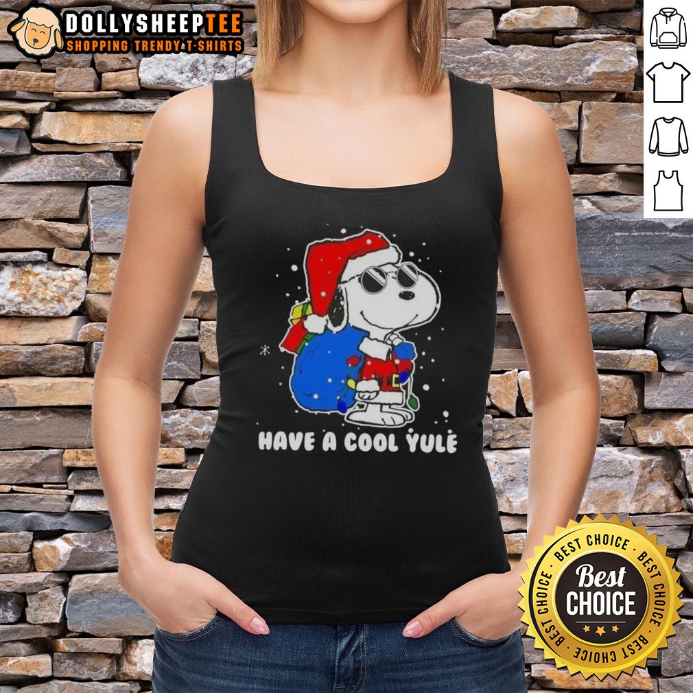 Good Snoopy Santa Hat Merry Christmas Have A Cool Yule T-Shirt - Image 4