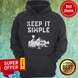 Alternative view of Awesome Van Life Keep It Simple Camping Off Grid Adventure Shirt
