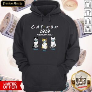 Alternative view of Cat Mom 2020 Quarantined Peanut Milo Teddy Shirt