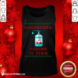 Alternative view of Fantastic SaniTizer Coming To Town Ugly Christmas Shirt