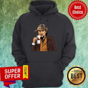 Alternative view of Funny Leonardo DiCaprio Drinking Shirt