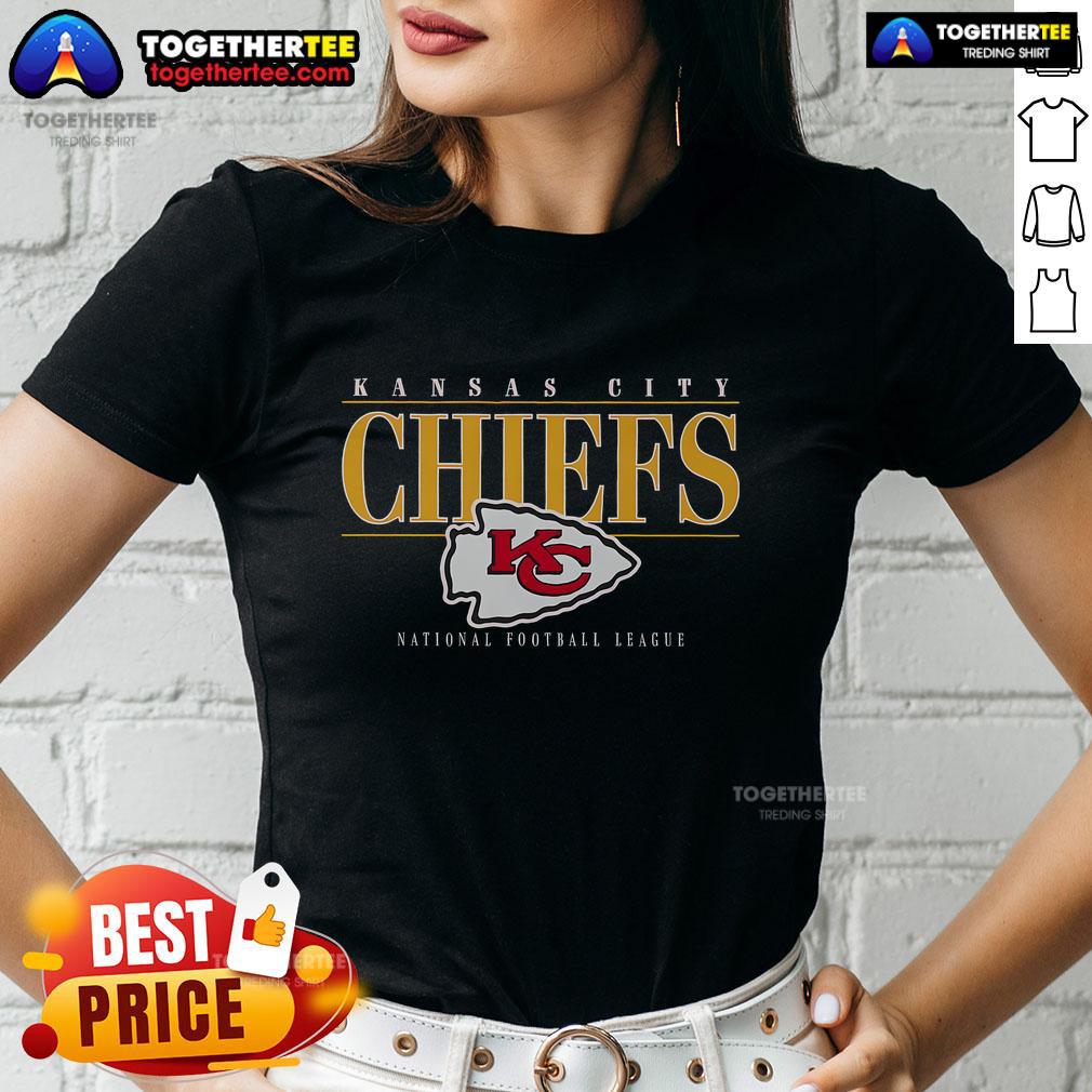 Premium Kansas City Chiefs Signature Bar T-Shirt - Image 3