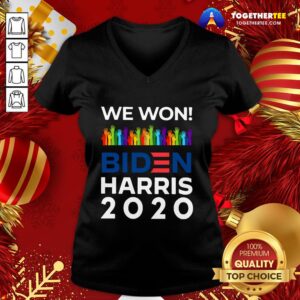 Alternative view of Hot We Won Biden Harris 2020 For President Lgbt Election Celebrate T-shirt