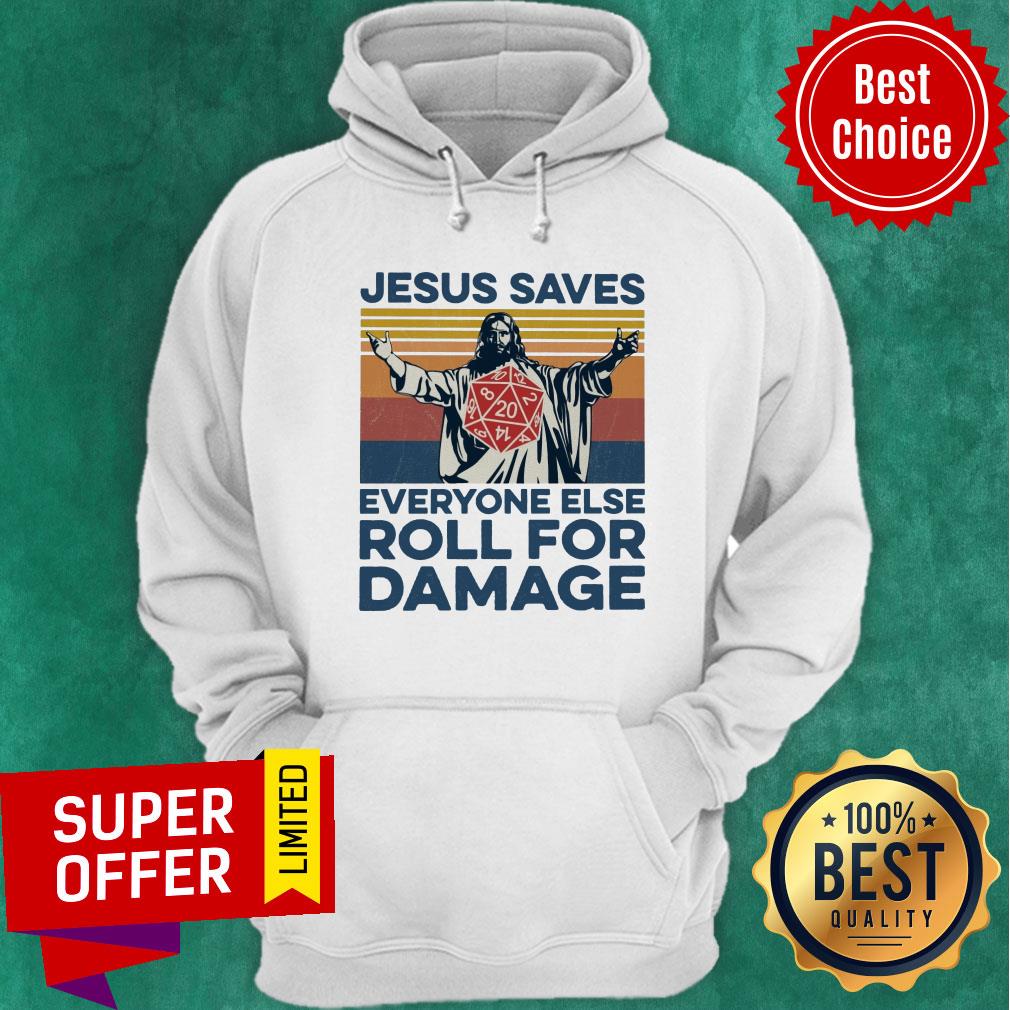 Jesus Saves Everyone Else Roll For Damage Shirt - Image 2