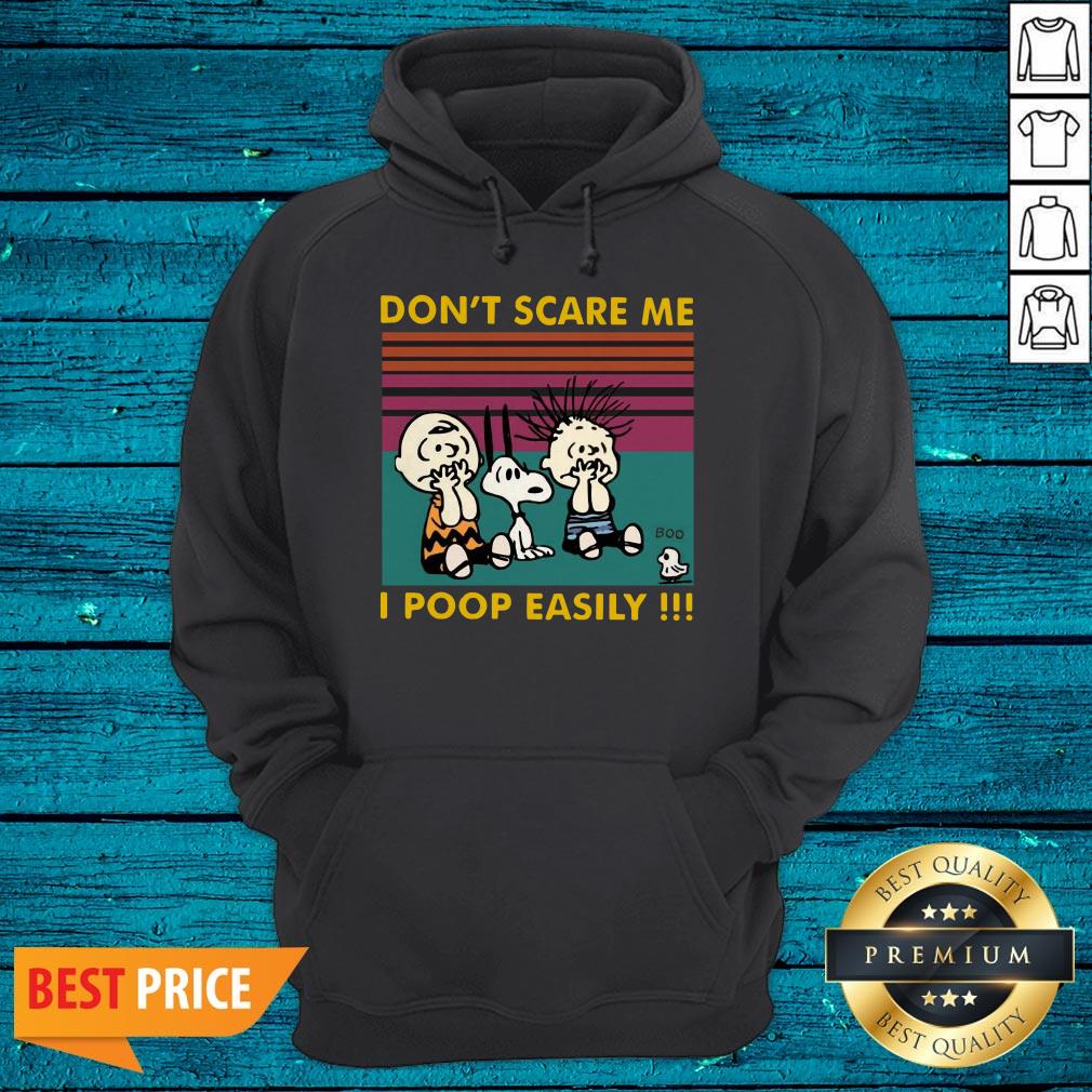 Charlie Brown Snoopy Pig-pen Omg Boo Ghost Dont' Scare Me I Poop Easily Vintage Shirt - Image 3