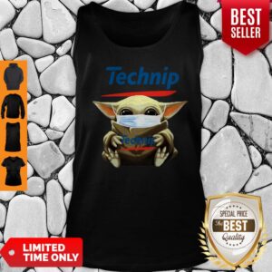 Alternative view of Official Baby Yoda Mask Hug TechnipFMC Coronavirus Shirt