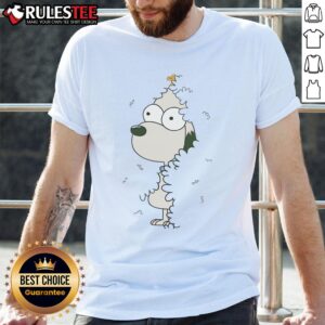 Nice Snoopy And Woodstock Bush X Simpsons T-Shirt