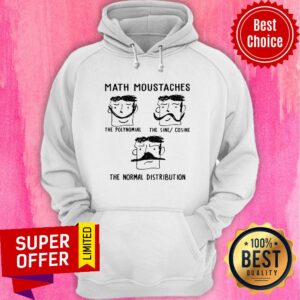 Alternative view of Math Moustaches The Polynomial The Sine Cosine The Normal Distribution Shirt