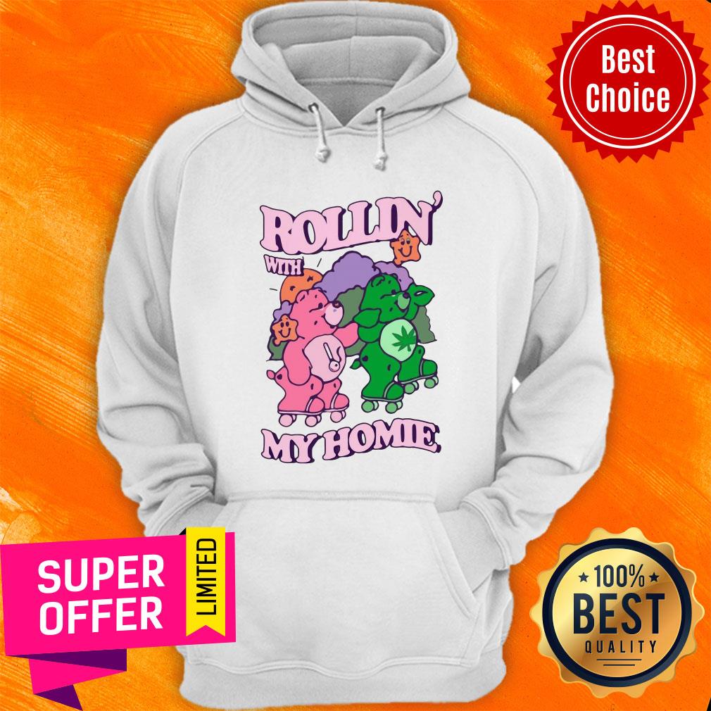 Casual Care Bear Rollin’ With My Homie Shirt - Image 5