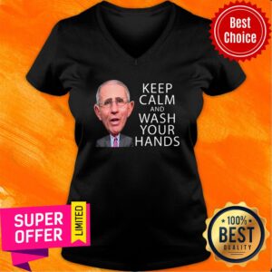 Alternative view of Dr Fauci Says Keep Calm And Wash Your Hands Coronavirus For Shirt
