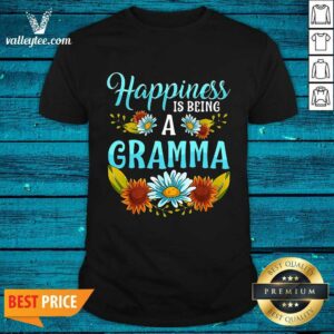 Happiness Is Being A Gramma Flower Shirt