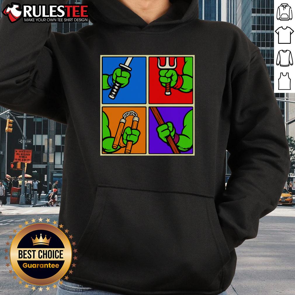 Good Teenage Mutant Ninja Turtles Ninja Weapons T-Shirt - Image 2