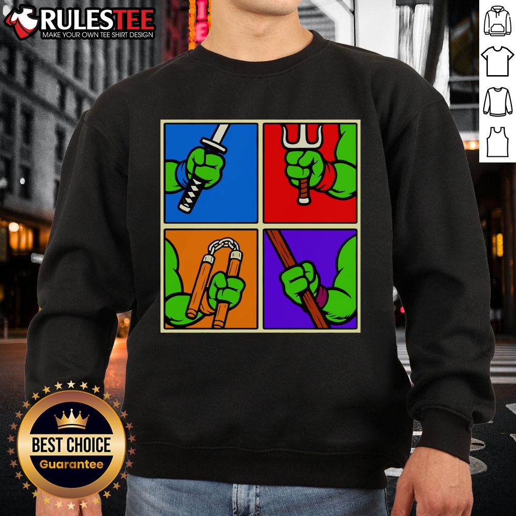 Good Teenage Mutant Ninja Turtles Ninja Weapons T-Shirt - Image 5