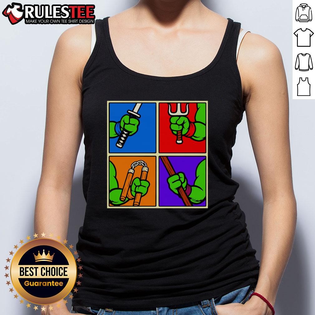 Good Teenage Mutant Ninja Turtles Ninja Weapons T-Shirt - Image 4