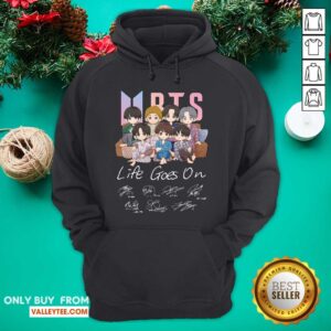 Alternative view of Beautiful BTS Life Goes On Signatures Shirt