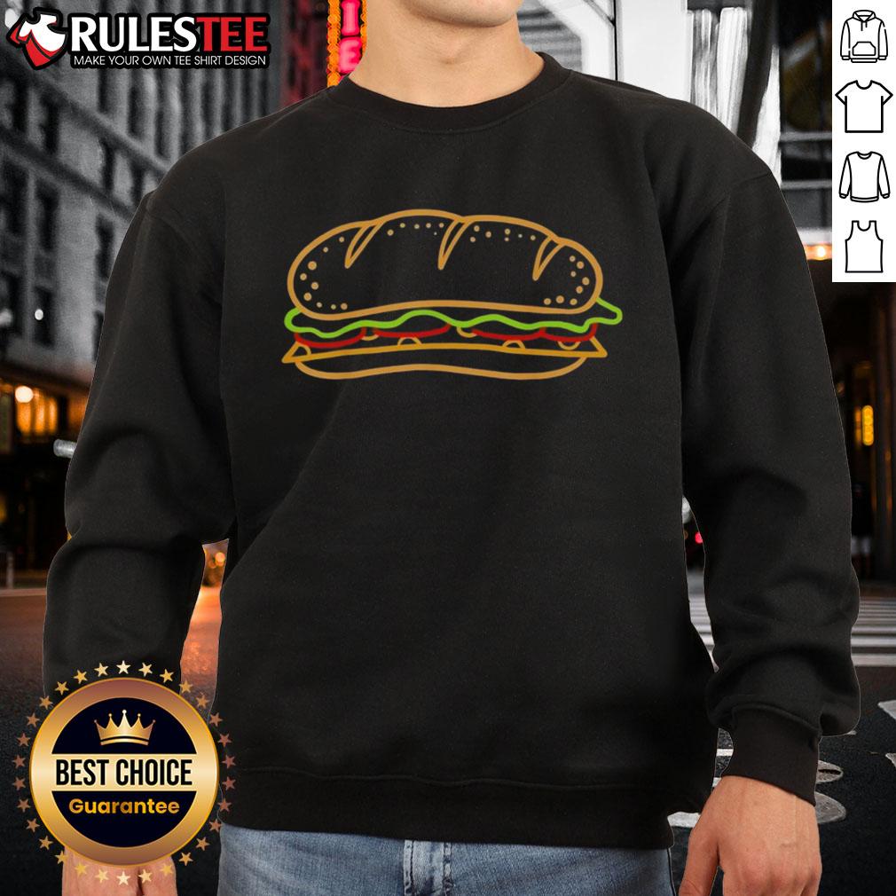 Funny Sub Sandwich Food T-Shirt - Image 5