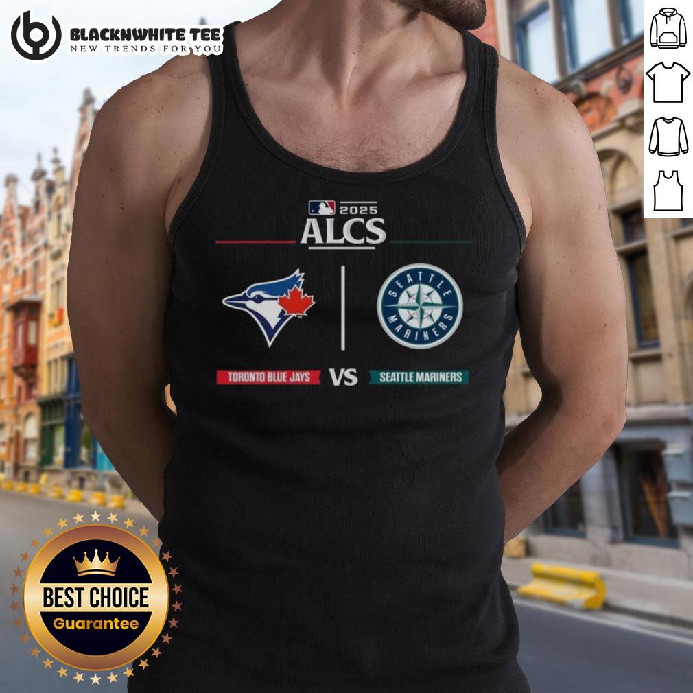 Top Toronto Blue Jays Vs Seattle Mariner 2025 ALCS Matchup MLB Postseason Game Day T-Shirt - Image 4