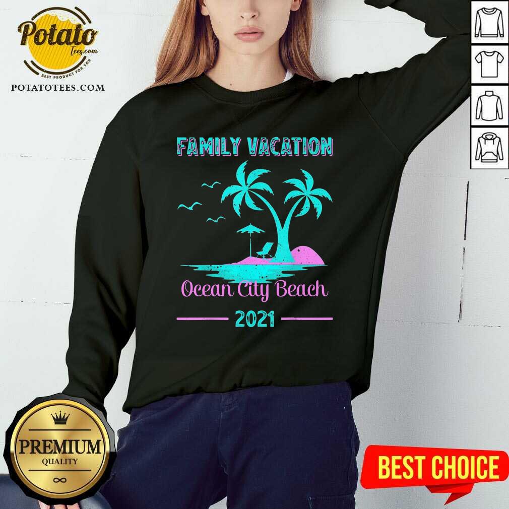 Family Vacation 2021 Maryland Ocean City Beach Shirt - Image 4