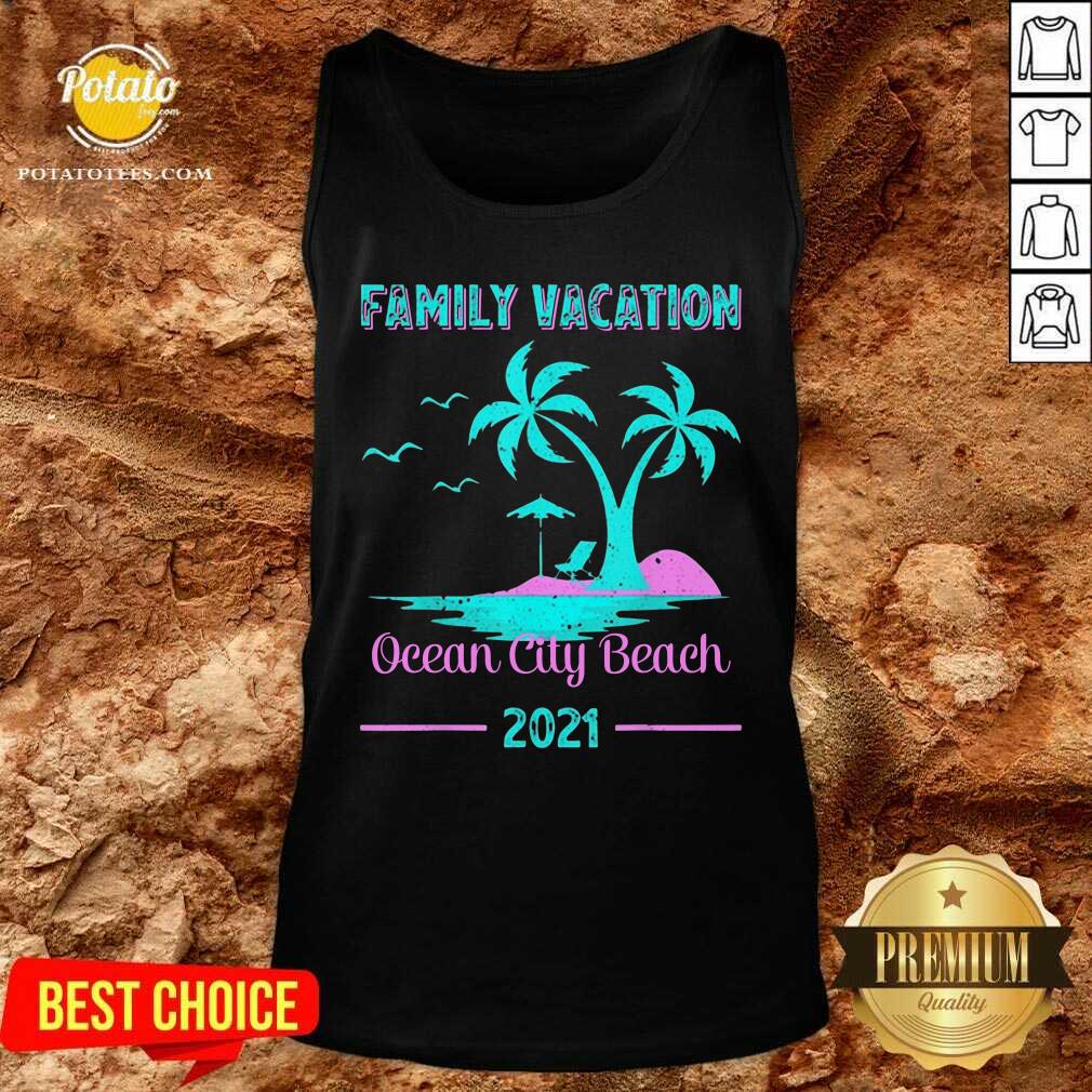 Family Vacation 2021 Maryland Ocean City Beach Shirt - Image 3