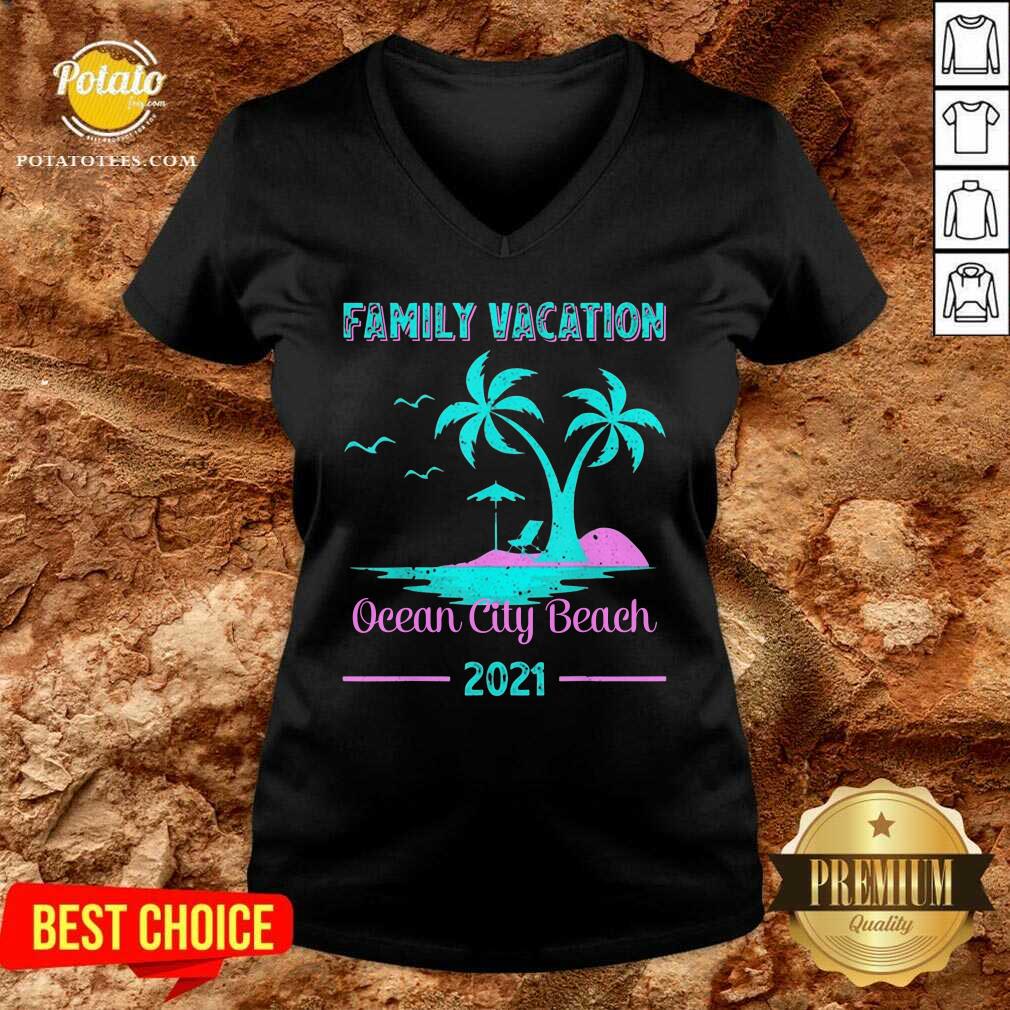 Family Vacation 2021 Maryland Ocean City Beach Shirt - Image 2