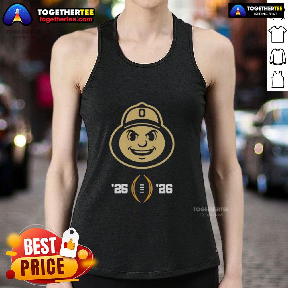 Official Ohio State Buckeyes Mascot Head 2025-2026 College Football Playoff T-Shirt - Image 4
