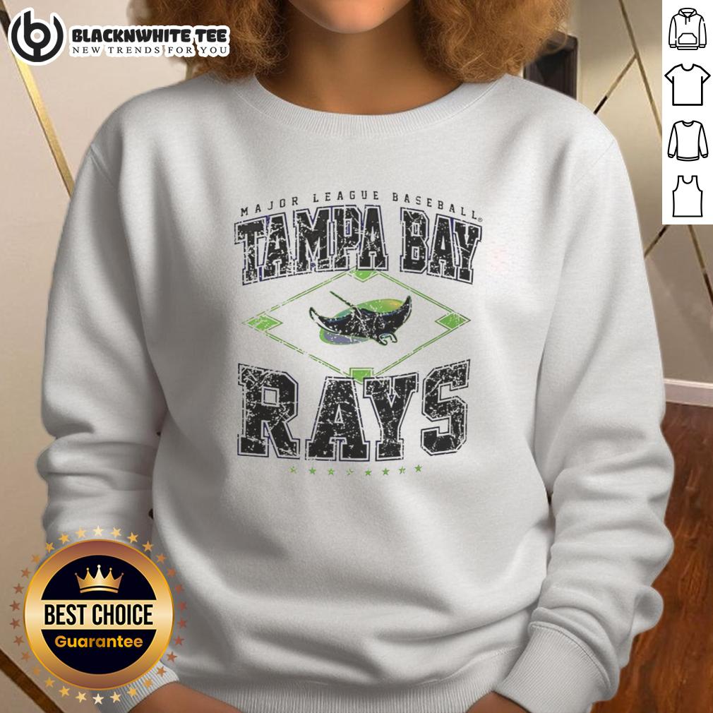 Awesome Tampa Bay Rays Major League Baseball Cooperstown Diamond T-Shirt - Image 5
