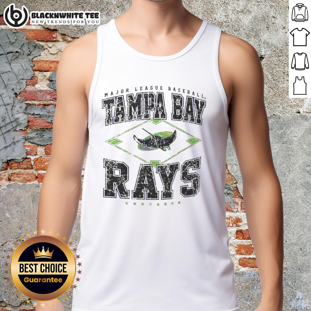 Awesome Tampa Bay Rays Major League Baseball Cooperstown Diamond T-Shirt - Image 4