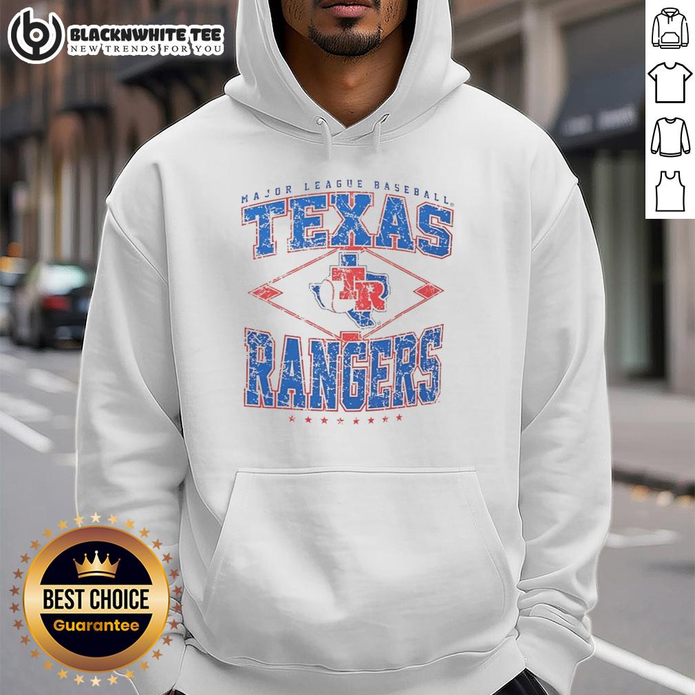 Awesome Texas Rangers Major League Baseball Cooperstown Diamond T-Shirt - Image 2