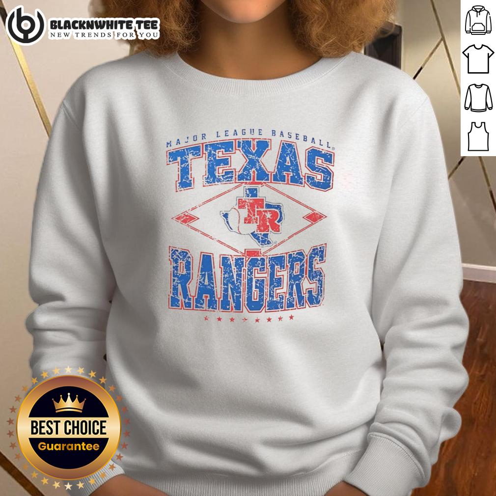 Awesome Texas Rangers Major League Baseball Cooperstown Diamond T-Shirt - Image 5