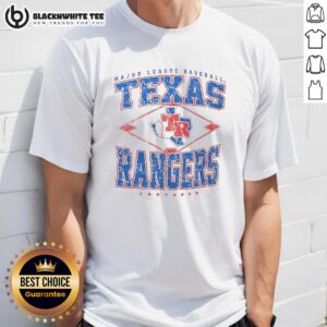 Awesome Texas Rangers Major League Baseball Cooperstown Diamond T-Shirt