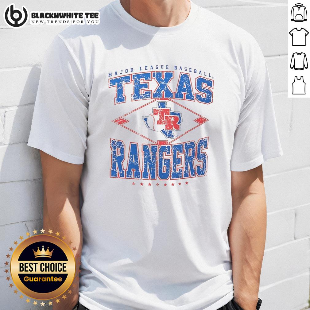 Awesome Texas Rangers Major League Baseball Cooperstown Diamond T-Shirt