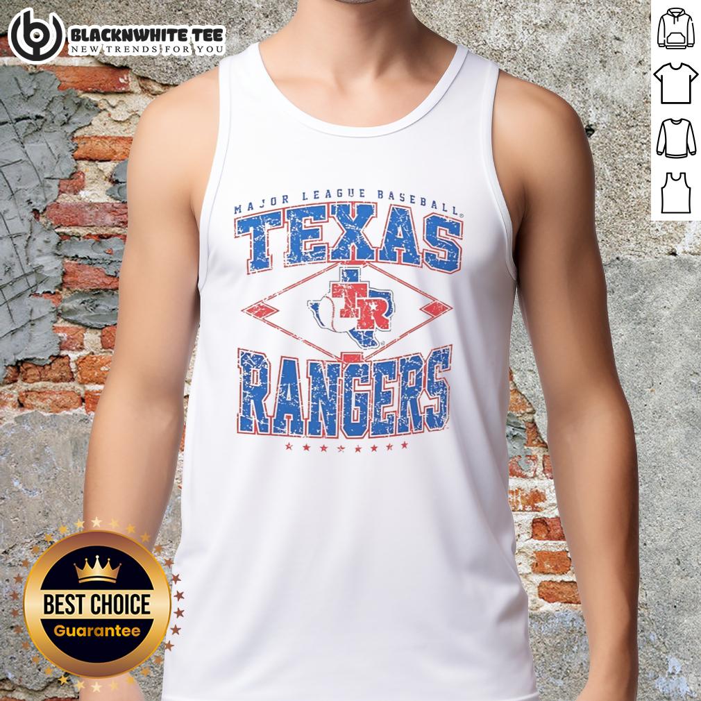 Awesome Texas Rangers Major League Baseball Cooperstown Diamond T-Shirt - Image 4