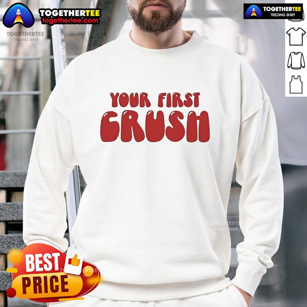 Official Trish Stratus With Your First Crush T-Shirt - Image 5