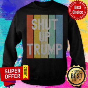 Alternative view of Funny Vintage Shut Up Trump Joe Biden Presidential Debate 2020 Shirt