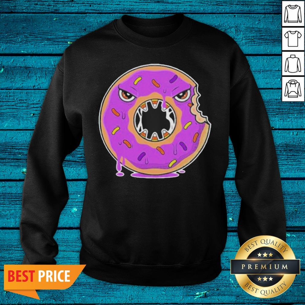 Awesome Scary Donut Costume Happy Halloween Shirt - Image 5