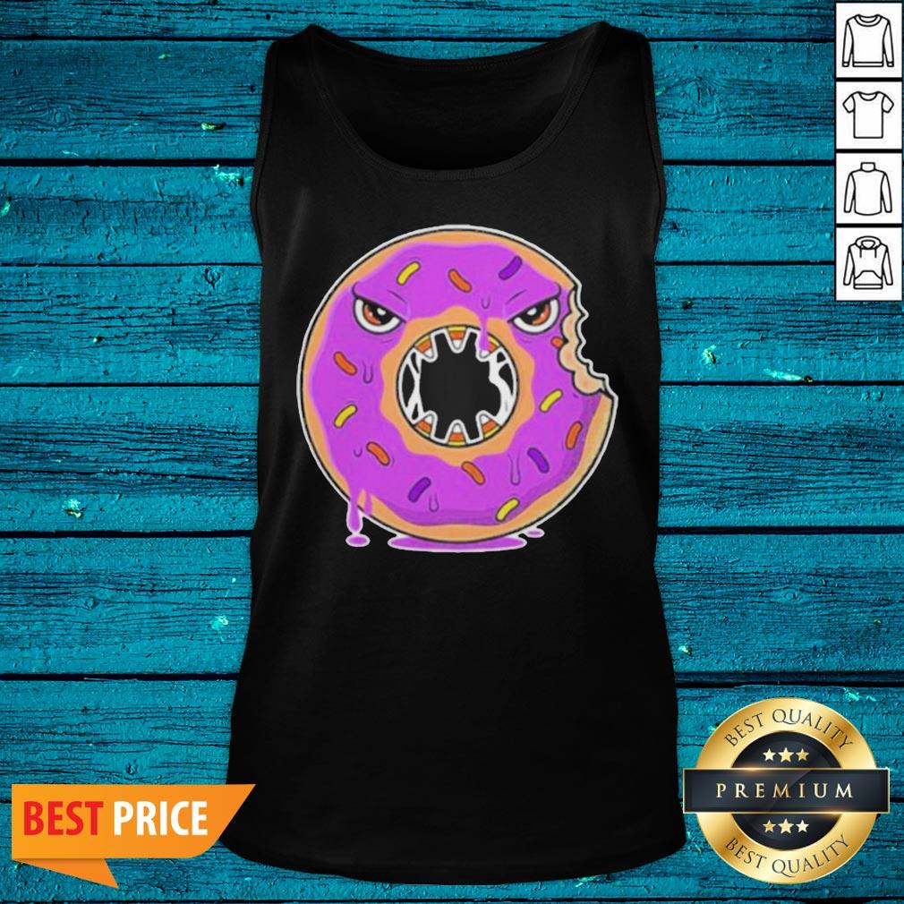 Awesome Scary Donut Costume Happy Halloween Shirt - Image 4